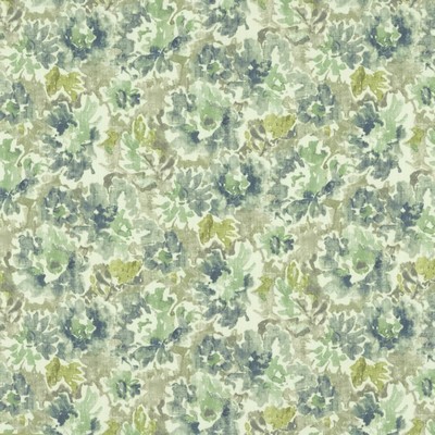 Kasmir Meadow Bloom Grey Frost in 1464 Grey Cotton
 Fire Rated Fabric Medium Duty CA 117  NFPA 260  Abstract Floral   Fabric